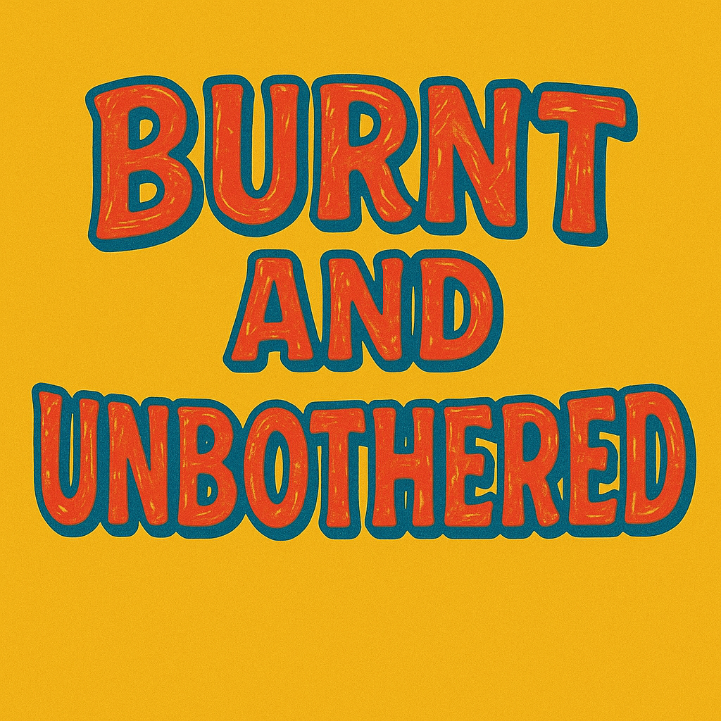 Burnt & Unbothered- Womens Crop Top